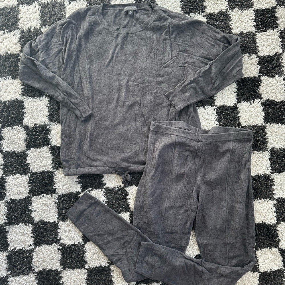 Barefoot Dreams CozyChic Ultra Lite top and leggings set